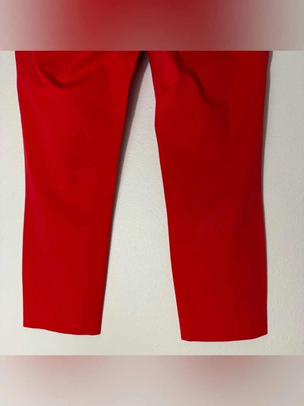 Lauren Ralph Lauren black label red cropped slack size 12